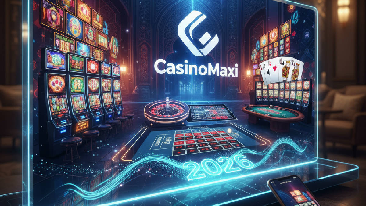 CasinoMaxi'nin 2026 yılındaki çeşitli oyun seçenekleri ve mobil erişim.