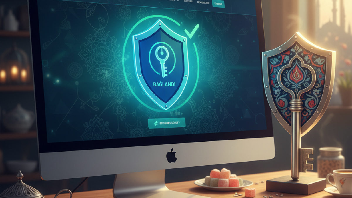 VPN kullanarak CasinoMaxi sorunsuz giriş sağlayan güvenli bir bağlantı simgesi.