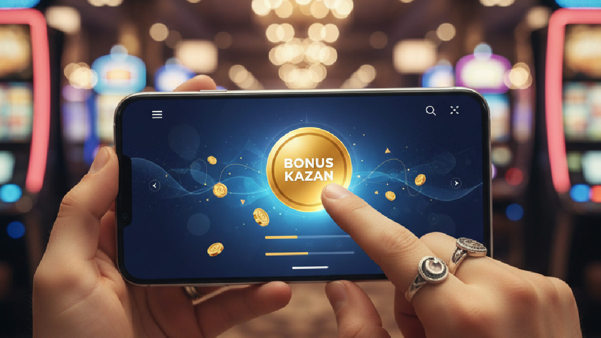 CasinoMaxi bonuslarını mobil uygulama üzerinden kolayca nasıl alacağınızı gösteren bir ekran.