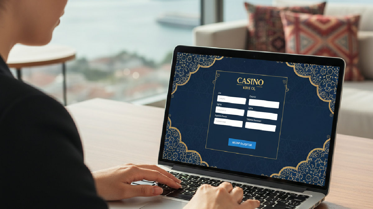 CasinoMaxi sitesinde yeni hesap oluşturma süreci için doldurulan form.
